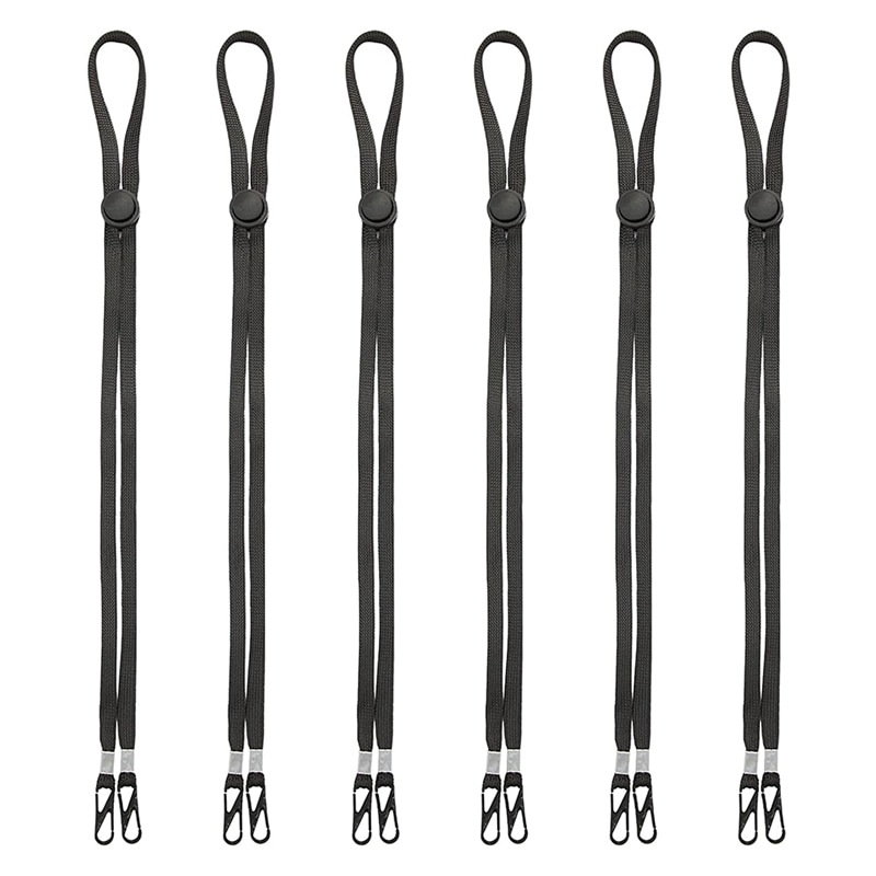 Lanyards For Face Mask 6 Pack, Mask Holder For Kids Adults Women, Adjustable Mask Lanyard With Clips,Face Holder Strap