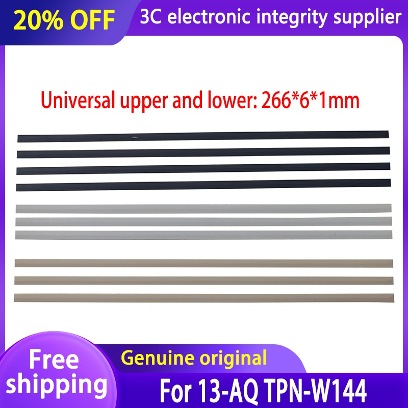 New Rubber Legs Laptop For HP ENVY 13-AQ TPN-W144 Series Rubber Foot Strips Pads Laptop Rubber Feet Silvre/Golden/Black