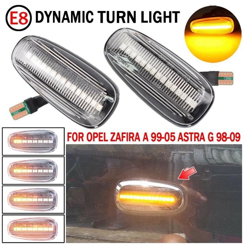 12V Signal Lamp Led Side Marker Light Side Indicator Panel Lamp Side Repeater For Opel For Zafira A 99-05 Astra G 98-09
