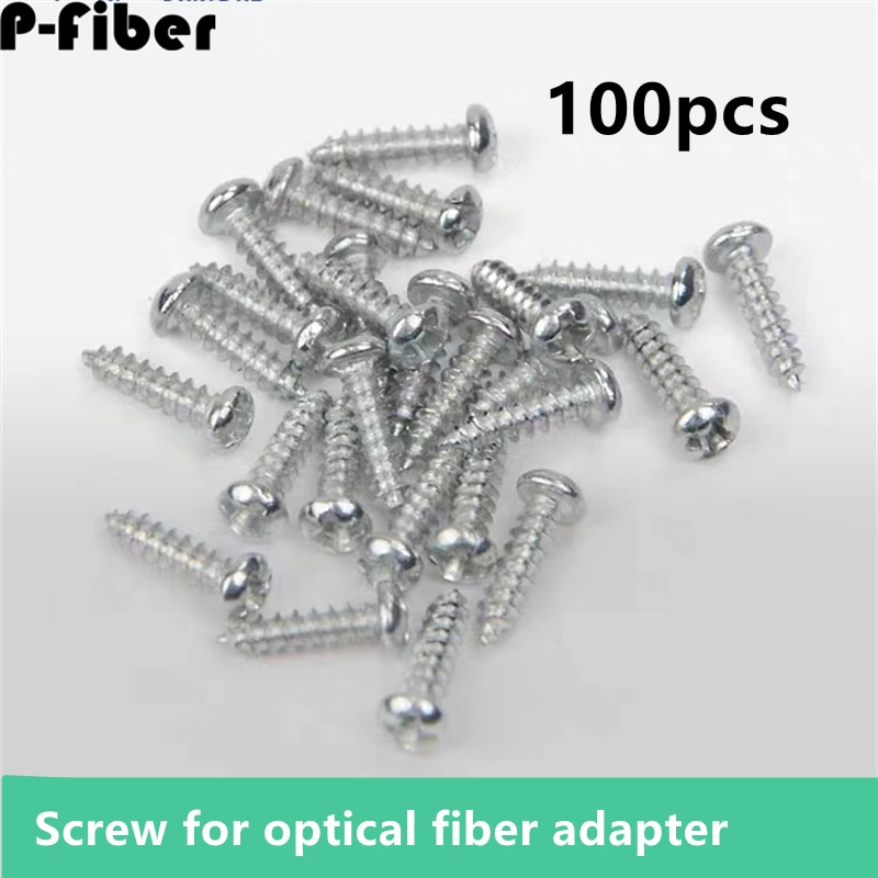 500pcs screw for optical fiber adapter coupler connector small screw used in fiber terminal box P-Fiber