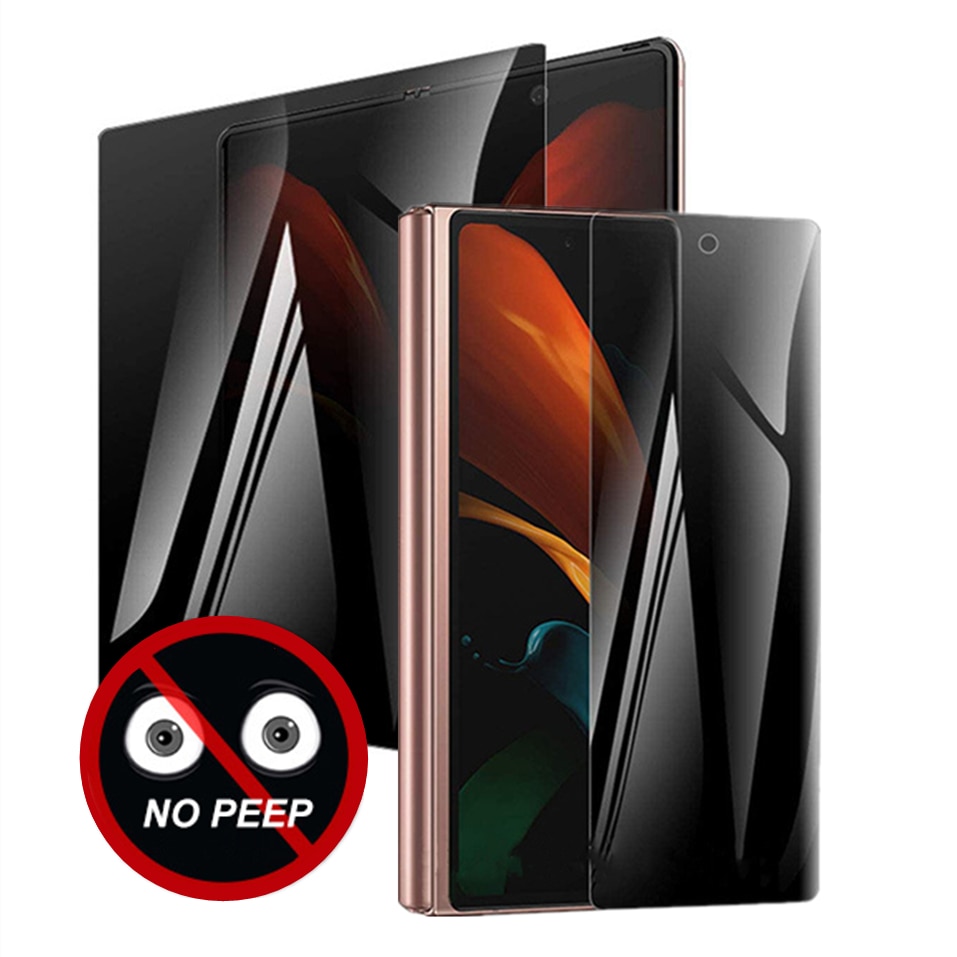 Anti-Spy Hydrogel Film For Samsung Galaxy Z Fold 3 Screen Protector Repair Scratches Privacy Protection Soft Film For Z Fold3
