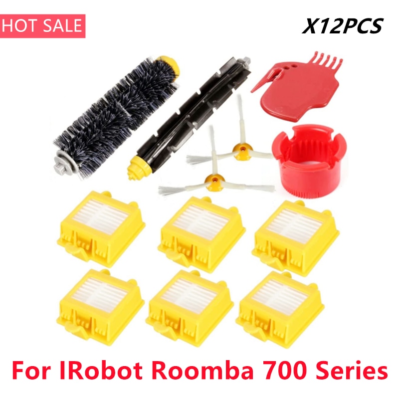 For IRobot Roomba 700 Series Replacement kit 760 770 772 774 775 776 780 782 785 786 790 Accessories Brush roll filters brush