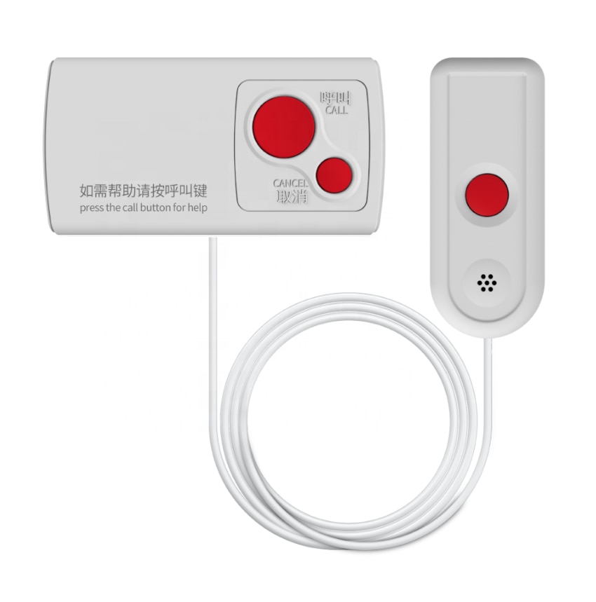 JIANTAO JT-W2 With 2 Buttons Wireless Nurse Calling System Caregiver Emergency Calling Button For Hospital Clinic Nursing Home