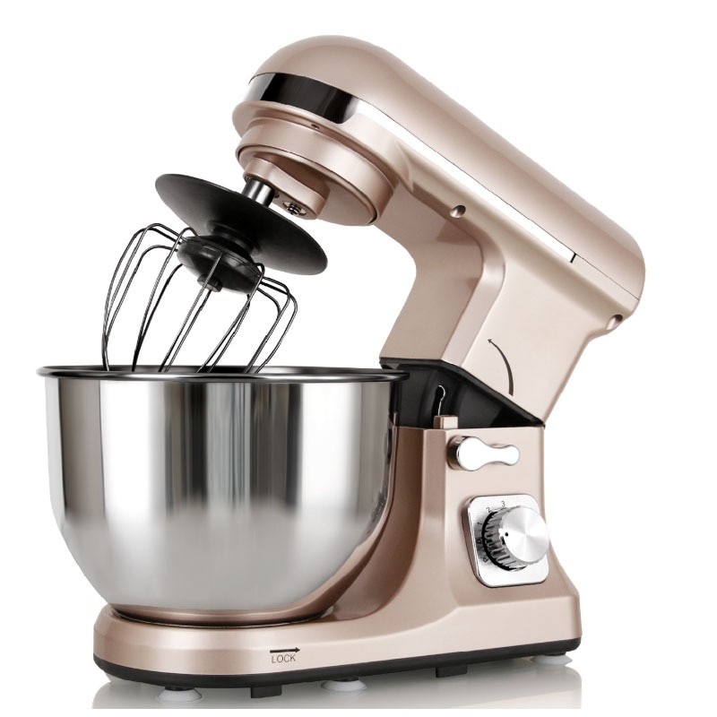 5L Chef Machine Professional Kitchen Aid Food Blender 1000W Cream Whisk Cake Dough With Bowl Metal Gear Stand Mixer
