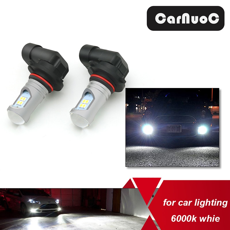 2pcs H8 H11 LED Fog Lights Bulb 9005 9006 Error Free 12V Car DRL Lamp Canbus For Audi A3 A4 A5 A6 A7 Q3 Q5 Q7 Q8 TT B6 B7 B8