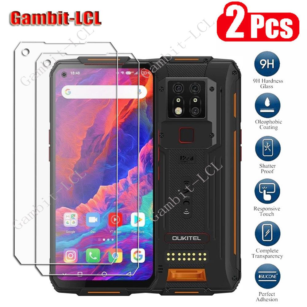 2PCS HD Original Protection Tempered Glass For Oukitel WP7 6.53" OukitelWP7 WP 7 Screen Protective Protector Cover Film