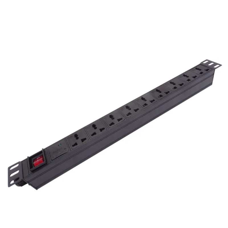 Power Strip 16A 3500W 9 Way AC Socket EU/UK/US/AU/ Plug Adaptor with Switch 2m Extension Cord PC Explosion Proof SPD