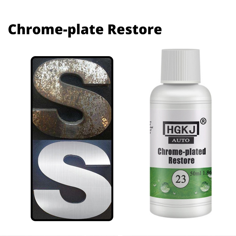 HGKJ-23 20ml-100ml Refurbishment Agent Car Standard Rust Refining Cleaning Cloth Rust Remove Agent Inhibitor Grease Dirt Dust