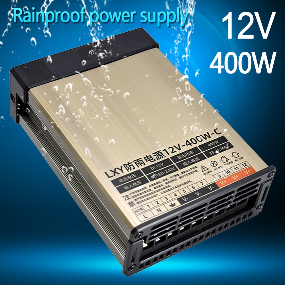 Outdoor Rainproof Transformers High-quality Wear-resistant and Drop-resistant AC DC 220V TO 5V 12V 24V Led Lighting Transformers