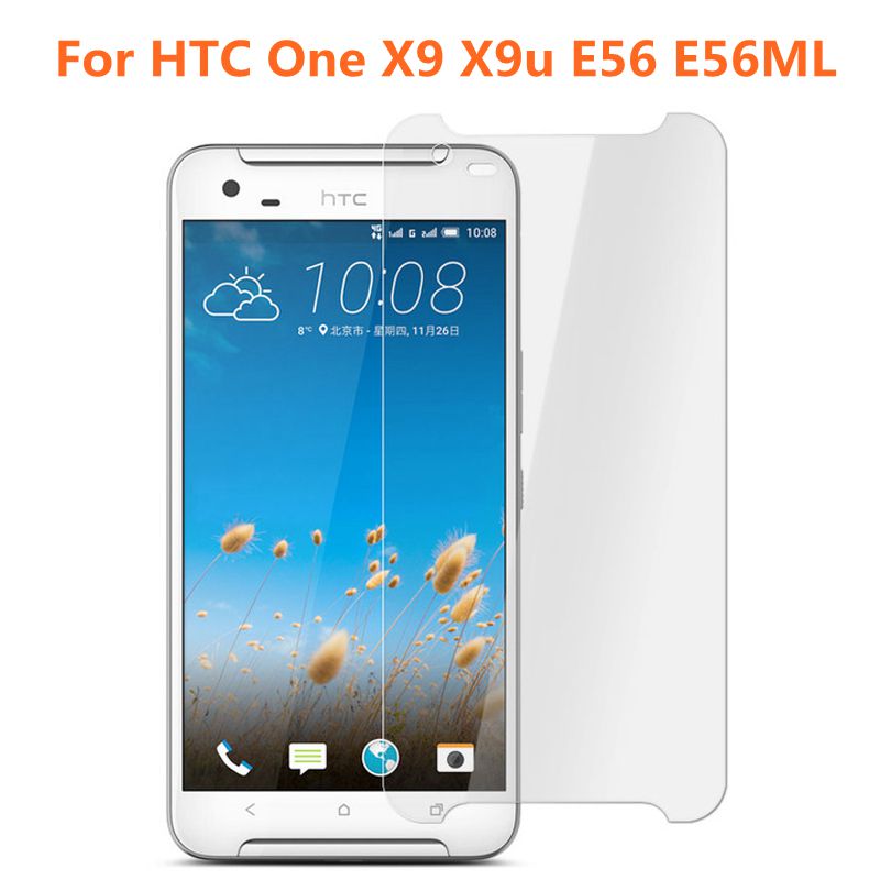 For HTC One X9 X9u Tempered Glass 9H Original Protective Film Explosion-proof Screen Protector Guard On for HTC E56 E56ML