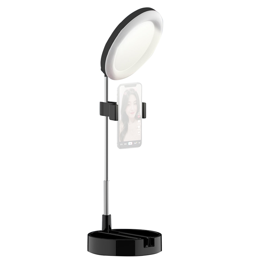 Modern With Cellphone Holder Live Stream Selfie Ring Light Universal Telescopic Multifunctional Makeup 360 Degree Rotating