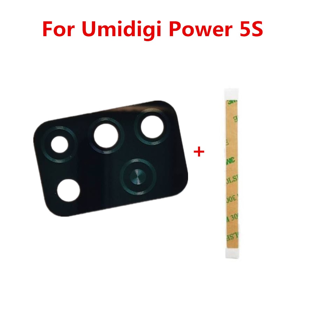 Original For Umidigi Power 5S Cell Phone Back Rear Main Matrix AI Camera Lens Glass Cover Repair Part