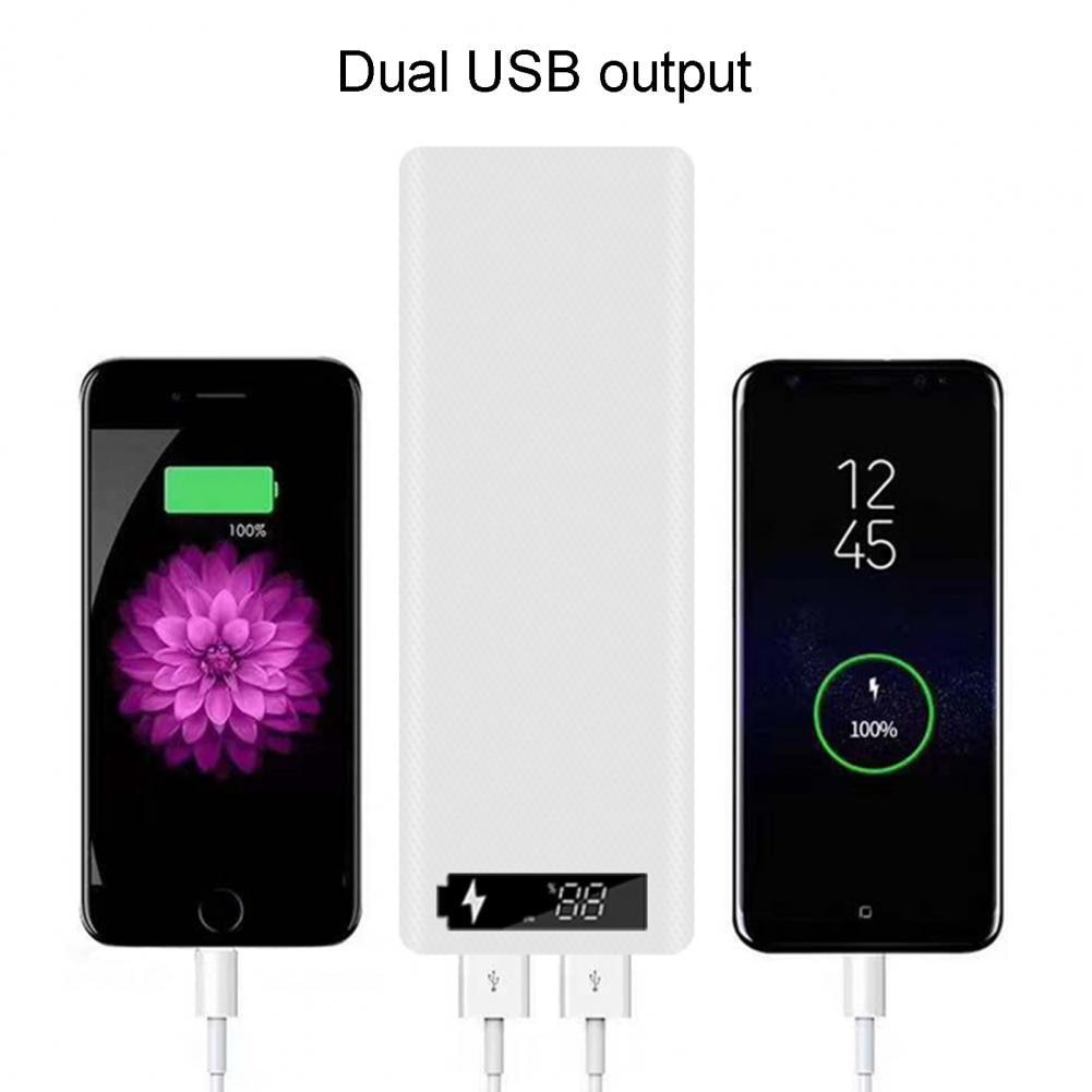 Mobile Power Shell Practical Lightweight Convenient for Travelling Power Bank Shell Power Bank Box