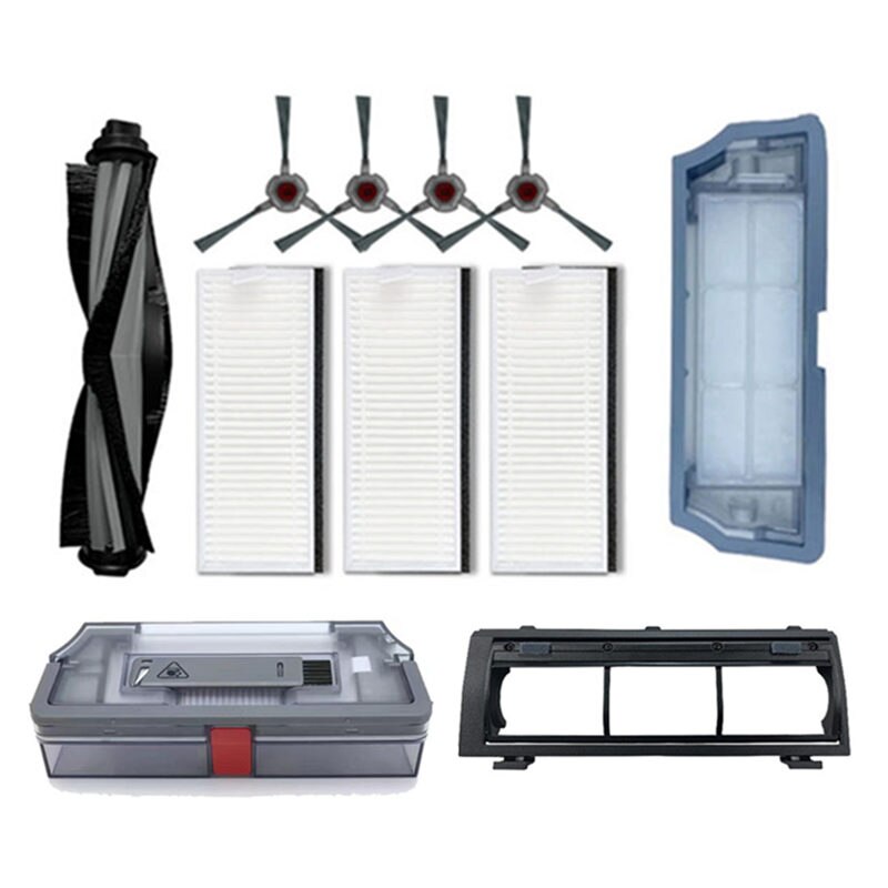 Vacuum Cleaner Main Brush Cover Side Brush Dust Box HEPA Filter Primary Filter for Yeedi mop station Robot Vacuum Cleaner Parts