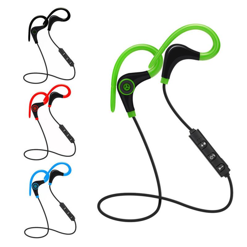 New Hot Wireless Sport Stereo Earphones Bluetooth-compatible Headset Earphone Headphone Sports Waterproof For IPhone Samsung LG
