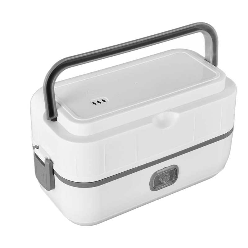 Electric Lunch Box Insulation Quadrate Self Heating Detachable Food Container Waterproof Interface Cooking Box EU Plug 220V
