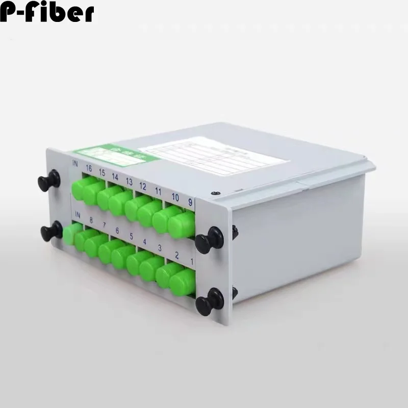 GLX fiber splitter FC/APC 1*16 FTTH FC connector round 1x16 optical splitter PLC FC UPC
