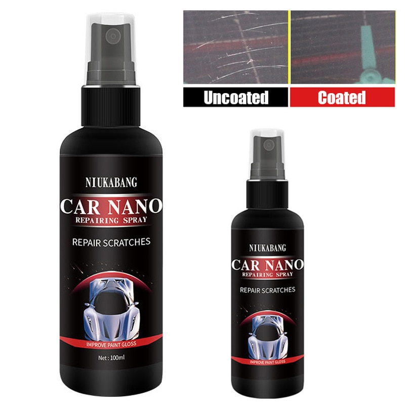 Universal Car Coating Spray Paint Care Nano Glass Polishing Paste Liquid Hydrophobic Plated Crystal Coat 100/50ml Car Care Kit