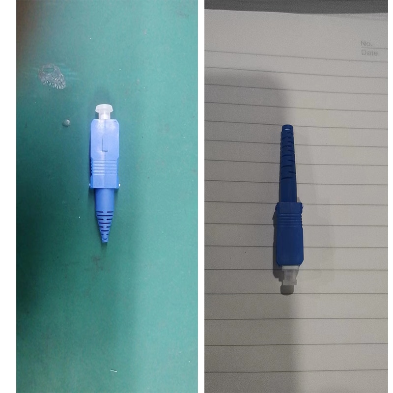 Free Shipping 100pcs Fiber Optic Fast connector FTTH Fiber Optic Adapter Straight Tail SC UPC Accessories For HY-90 Grinder
