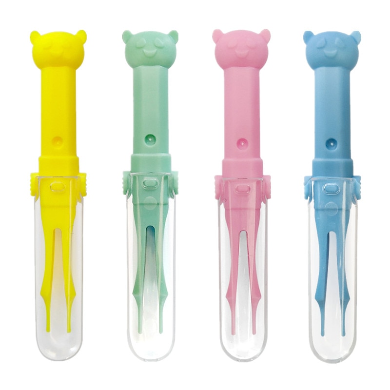 Beer Head Shaped Baby Booger Tweezer Toddler Infant Nostril Cleaning Clip for Children Nasal Nose Tweezers Care