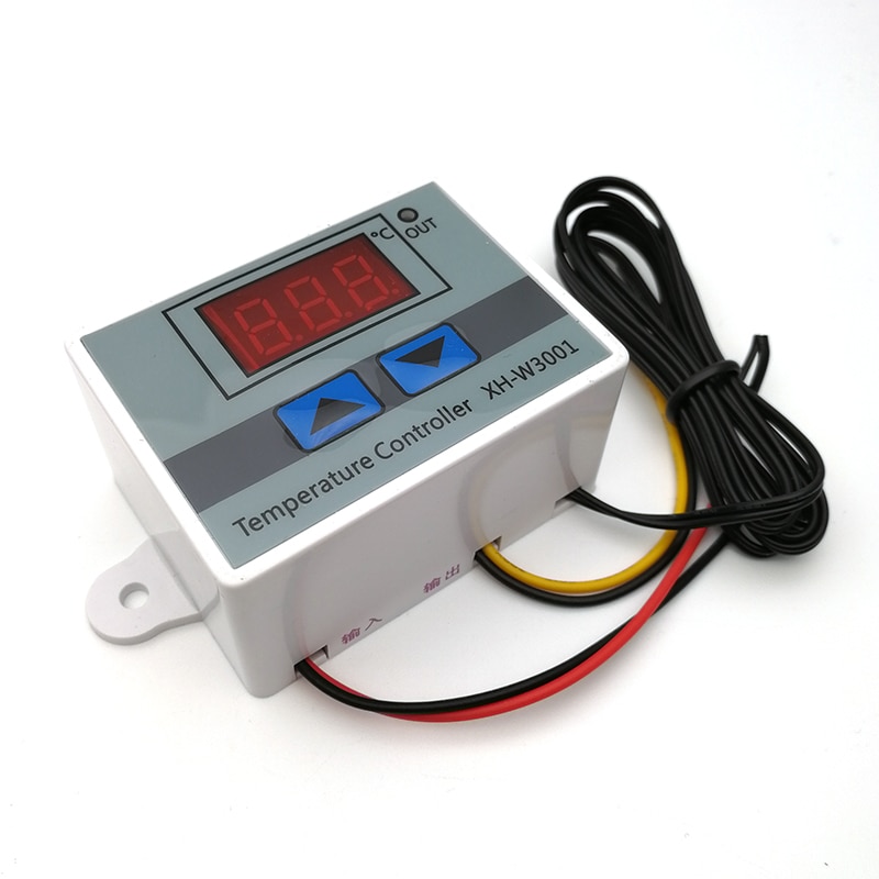 24V 240W XH-W3001 Microcomputer Digital Display Temperature Controller Intelligent Electronic Digital Display Temperature Switch