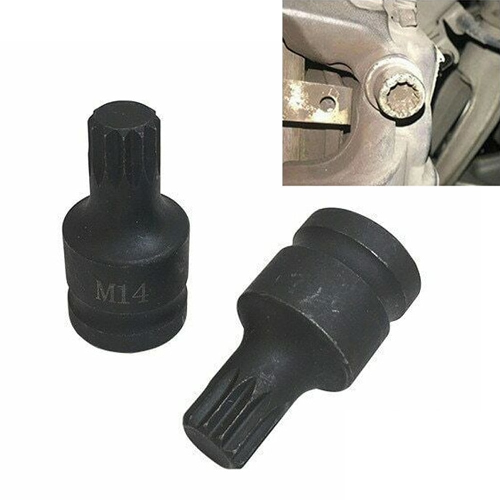 Brake Pad Screw Disassembly Tool M14 Triple Square XZN Socket For Mk5 06-09 Mk6 10-14 Mk7 15-18 For Jeta (except R32 And R Model