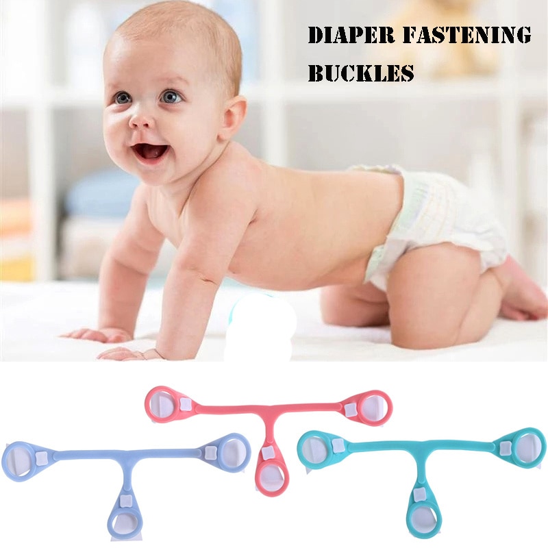 5Pcs Safety Baby Diaper Buckles Cloth Diaper Fasteners infant Nappy Fixed Buckles Belt Fastening Buckles Diaper Bag Holder Clips