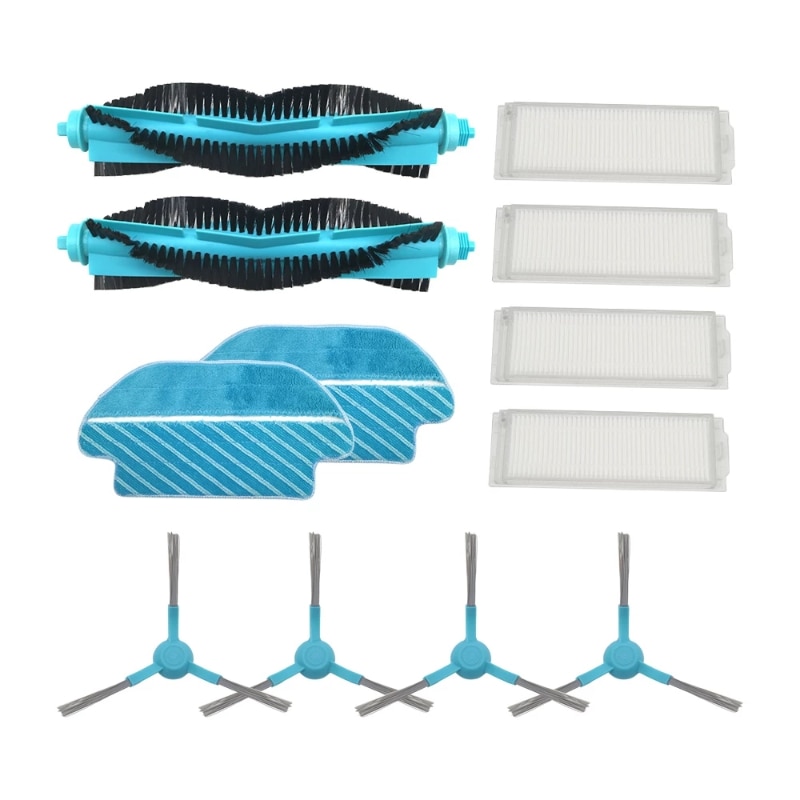 Robot Main Brush Side Brush HEPA Filter Mop Cloth for Cecotec Conga 3890 Titanium Robotic Vacuum Cleaner Parts Accessories