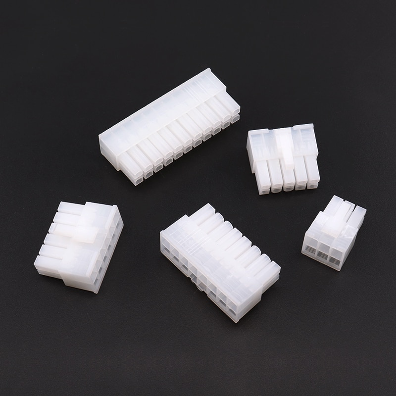 5557 Plug Spacing 4.2mm Male Rubber Shell 2p4p6p8p10p24p Connector Double Row Connector