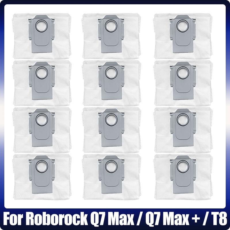 Disposable Dust Bag Auto dust collection Accessories For Xiaomi Roborock Q7 Max / Q7 Max+ / T8 Robot Vacuum Cleaner Spare Parts