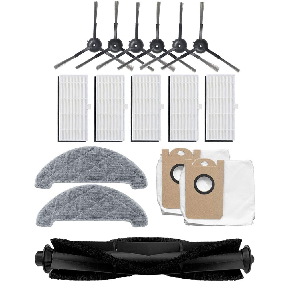 Arnagar S8 Pro Robot Vacuum Cleaner Main Brush Filter Side Brushes Mop Cloths Replacement Parts Accessories