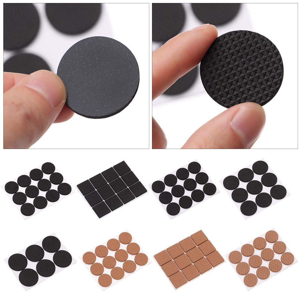 6/9/12Pcs Self Adhesive Furniture Leg Foot Mat Felt Pads Non-slip Mat Bumper Cushion For Chair Table Protector Hardware