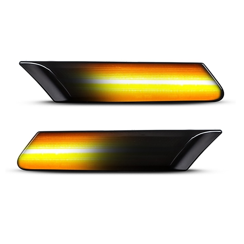 2PCS LED Side Marker Lights, for-Porsche 911 Carrera Targa Turbo 997 Cayman Boxster 987 Turn Signal Light