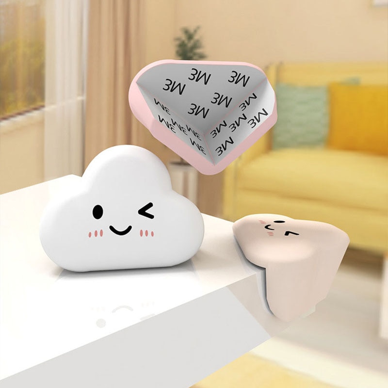 Cartoon Cute Soft Silicone Table Corner Protector Table Corner Edge Protection Cover Children Anticollision Edge & Guards