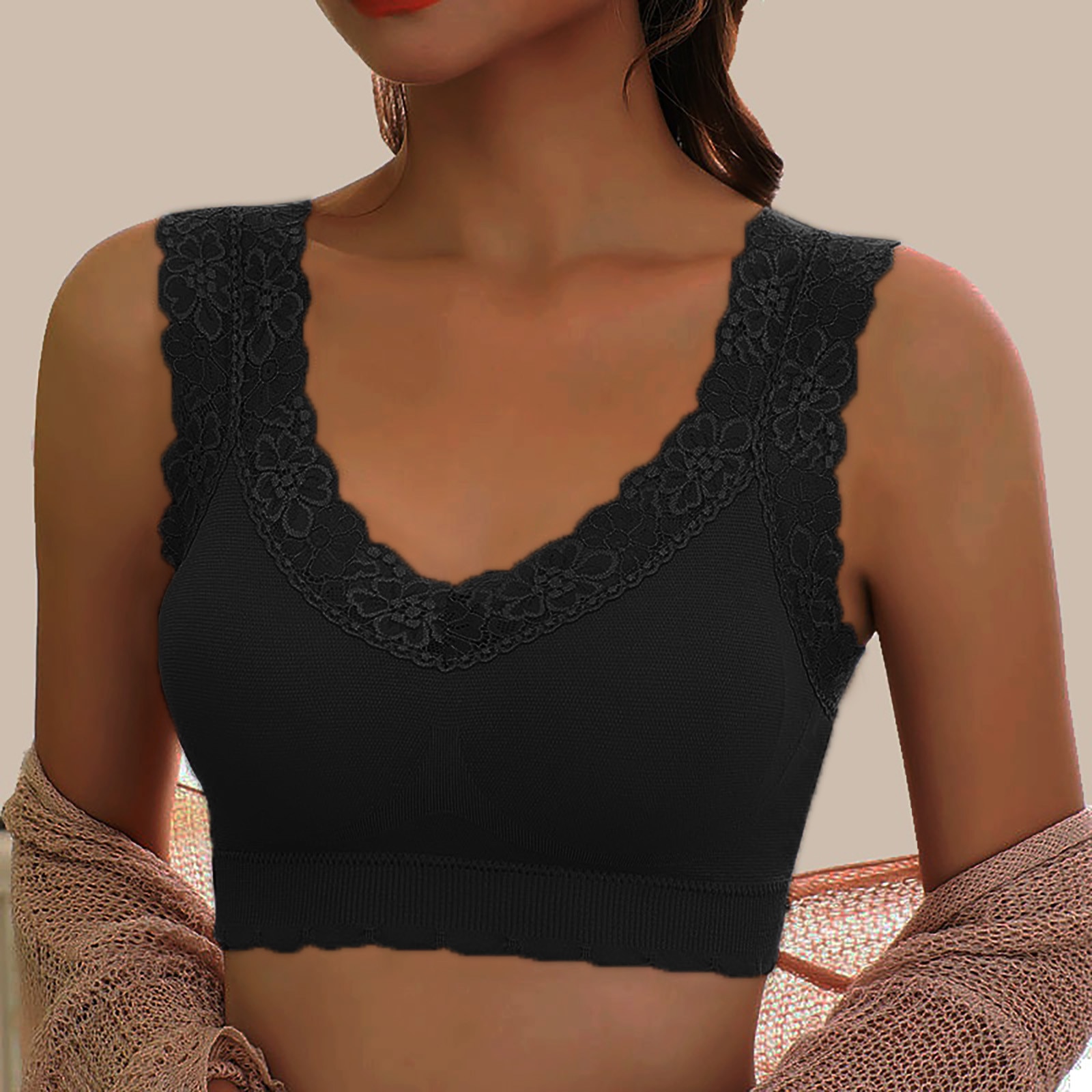 Sunflower Sexy Lace Beautiful Back Seamless Tube Top Underwear Female Sling Wrapped Chest Gathered Vest Female лифчики женские