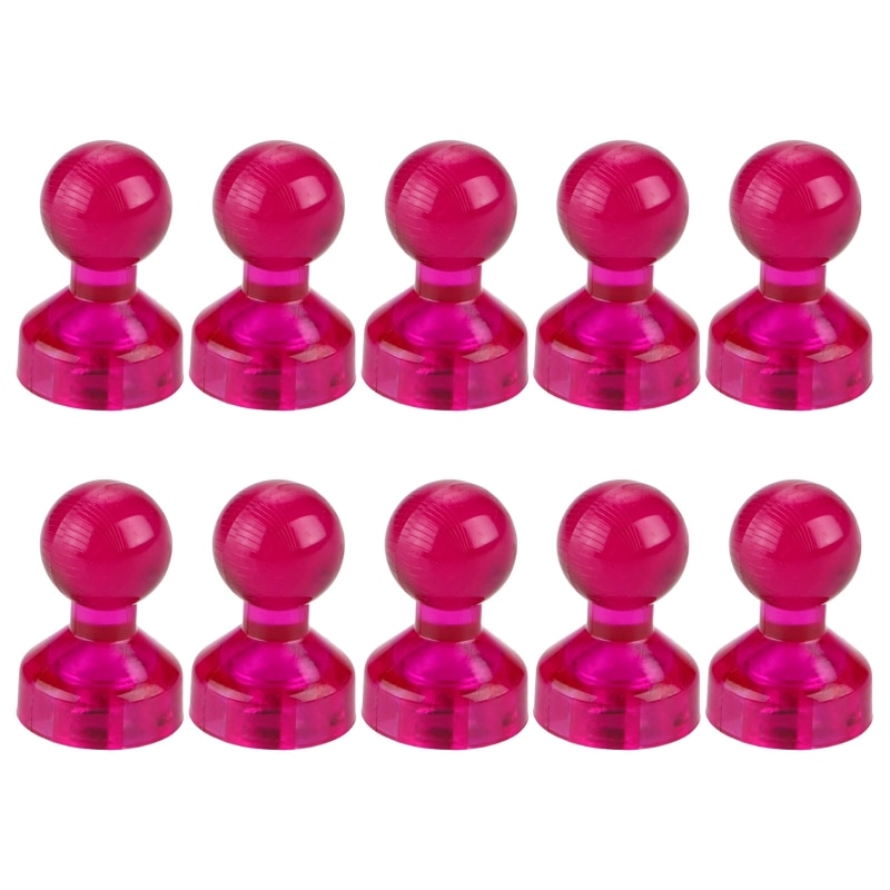 10Pcs Small Magentic Push Pins Color-coded Fridge Map Magnets Blackboard Magnets for Office School Magnetic Whiteboard