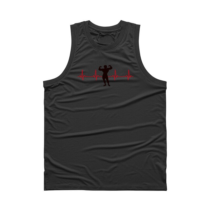 Mens Sleeveless Plain Tank Tops Printed Gym Workout Basketball Trainning Singlets Summer Men's Tide Brand Fitness Sports Ve
