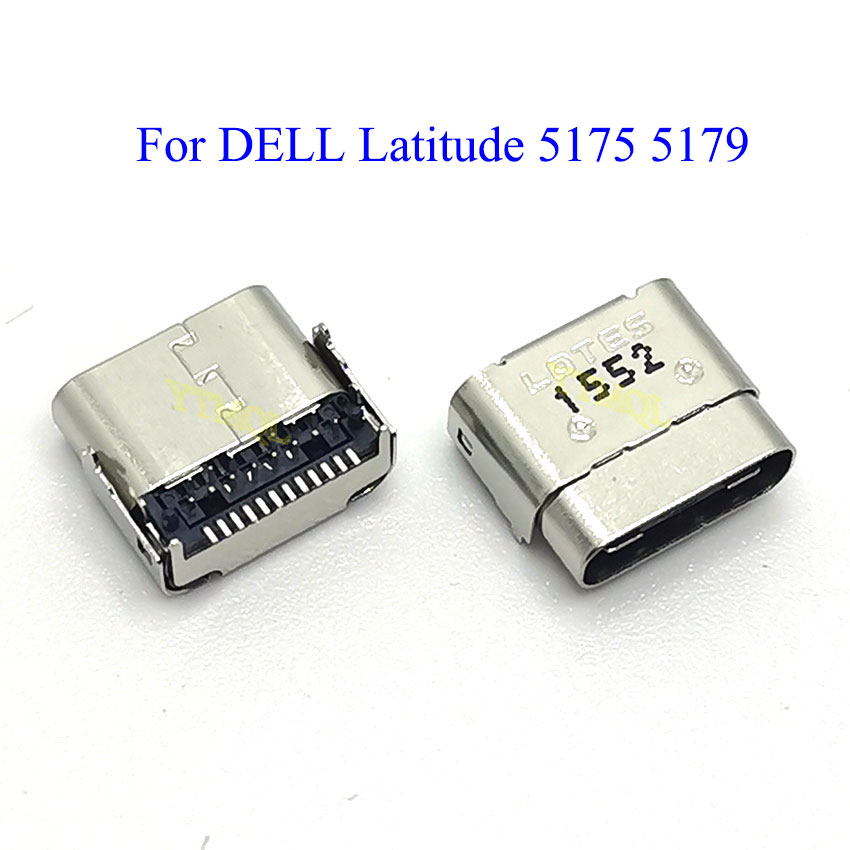 1PCS For DELL Latitude 5175 5179 USB 3.1 Type C DC Power Jack Charge Port Socket Type-C Female Tablet PC tail plug Connector