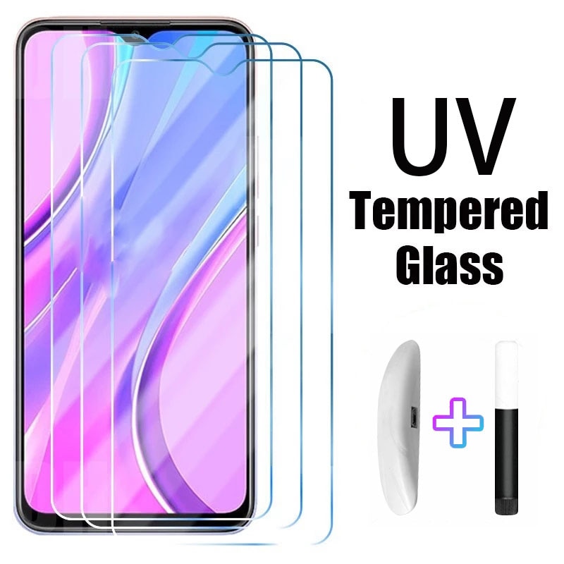UV Protective Film For Samsung Galaxy A12 A22 4G A32 5G A02 A42 A52 A72 Tempered Glass M02 S M12 M32 M42 M62 Screen Protector