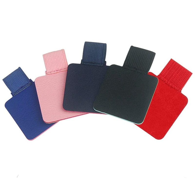 NEW-15Pcs Pen Loop Holder Self-Adhesive Pen Holder Pencil Elastic Loop Elastic Band Pen Loop Durable Leather Pen Loop Clip