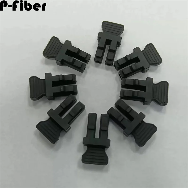 SFP double fiber dustproof plug 100pcs for optical module cage dust cover rubber cover