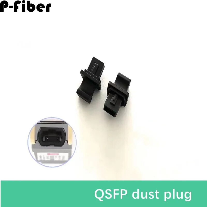 100pcs Qsfp dust plug for optical module 40g100g fiber dust cap qsfp28 10 Gigabit module protective cover