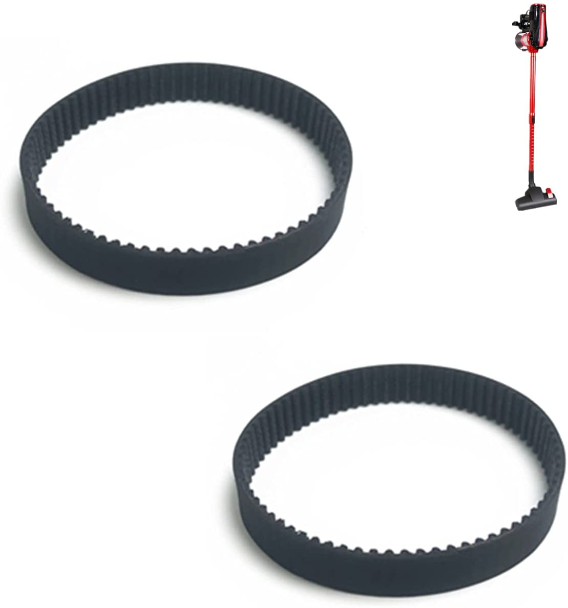Replacement Belt Compatible for MOOSOO K17, 618A, G201 Cordless Vacuum Cleaner (2 Belt
