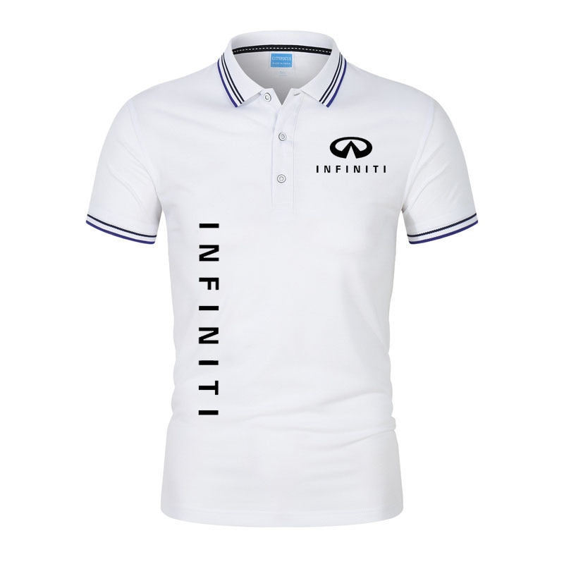 Infiniti Breathable Comfortable Sports Men's Polo Top Fitness Jogging Men's T-Shirt Polo Shirt summer business men&apo