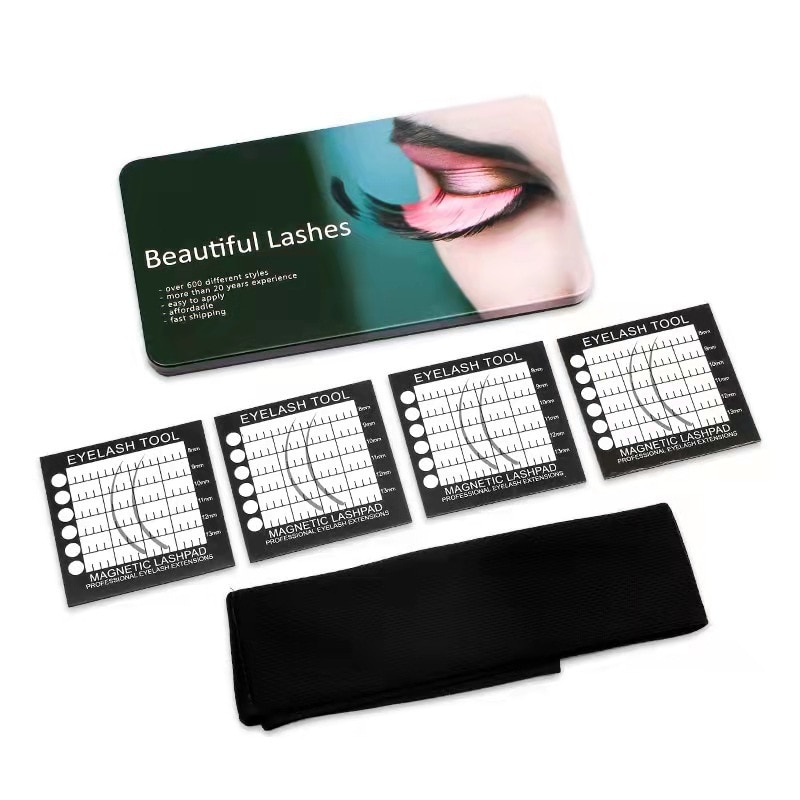 Magnetic Lash pad grafting eyelash Headband Headscarf forehead towel pad eyelash tablet makeup tool for Lash Extension Supplies