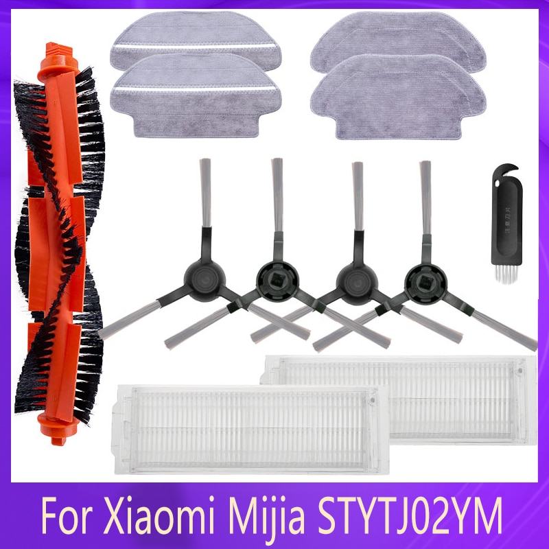 Main Side Brush Hepa Filter Mop For Xiaomi Mijia Mi Robot Vacuum-Mop Pro STYTJ02YM 2S 3C Conga 3490 For Viomi V2 PRO V3 SE Parts