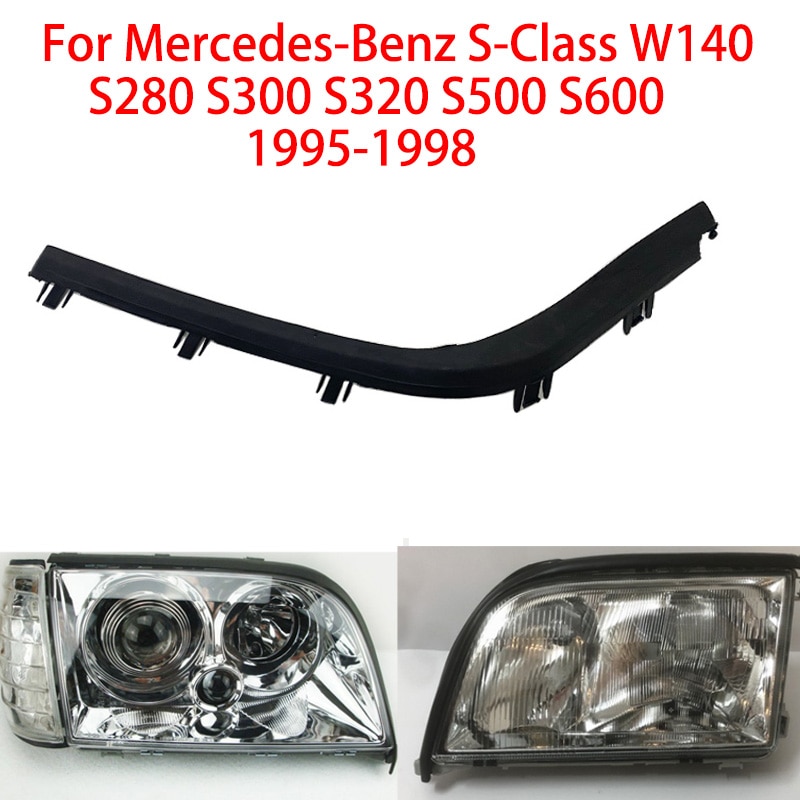 For Mercedes-Benz S Class W140 S280 S300 1408261880 Headlamp waterproof strip sealed dustproof watertight Plastic 1408261780