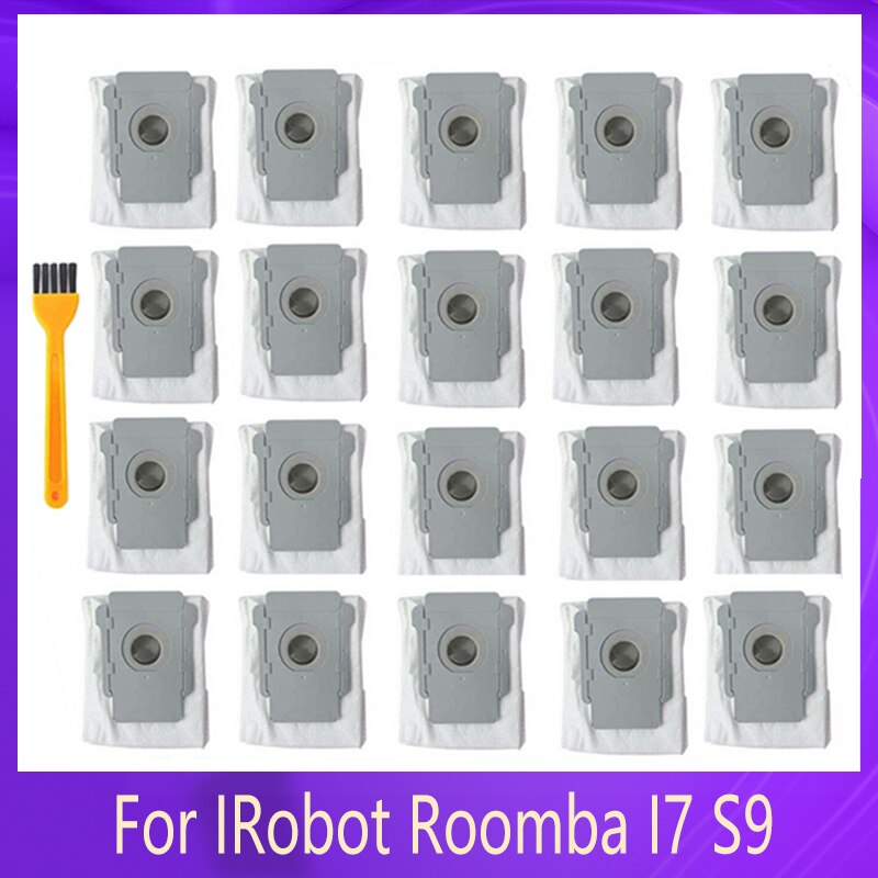 Multi-set Dirt Disposal Replacement Bags for IRobot Roomba I7 I7+ E5 E6 E7 S9 S9+ Clean Base Vacuum Cleaner Parts Dust Bags
