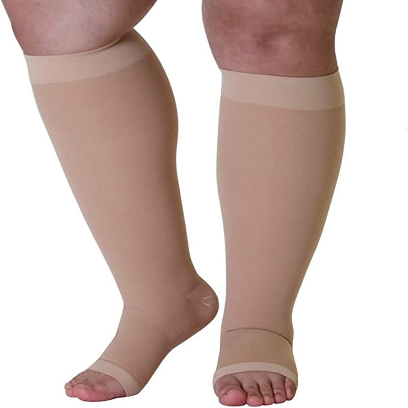Plus Size Compression Stockings Large One Pair Compression Stockings Sport 2XL/3XL/4XL/5XL Stockings Sport Running Men Women