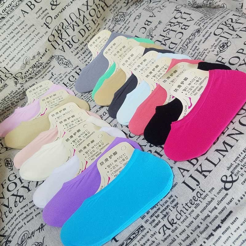 USUS-CD Women Stationery Colorful Cotton Sock soft solid socks